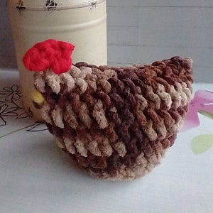 Chicken Amigurumi Crochet Pattern - No-Sew Plush Toy for Beginners - PDF Digital Download