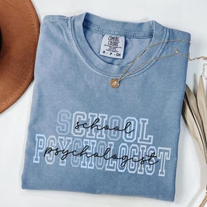 School Psychologist Shirt Comfort Colors, School Psychologist Back To School TShirt, School Counselor, School Psychologist Team Tee Shirts
