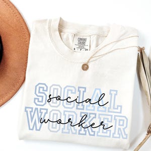 Comfort Colors® Social Worker Gifts, Social Worker Shirt, Gift For Social Worker, School Counselor, Therapist Shirt, MSW LSW Social Worker