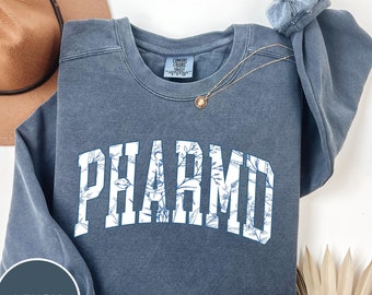 Comfort Colors PharmD Sweatshirt, Pharmacist Gift
