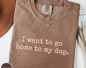 Comfort Colors Dog Mom Shirt, Funny Dog Lover Gift