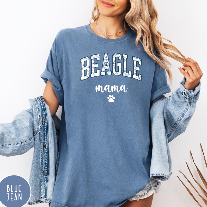 Floral Beagle Mom Shirt, Beagle Dog Mama Gift bild 2