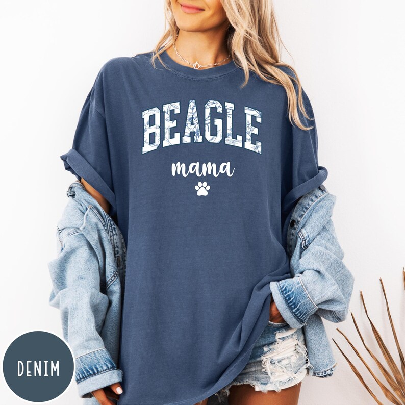 Floral Beagle Mom Shirt, Beagle Dog Mama Gift bild 4