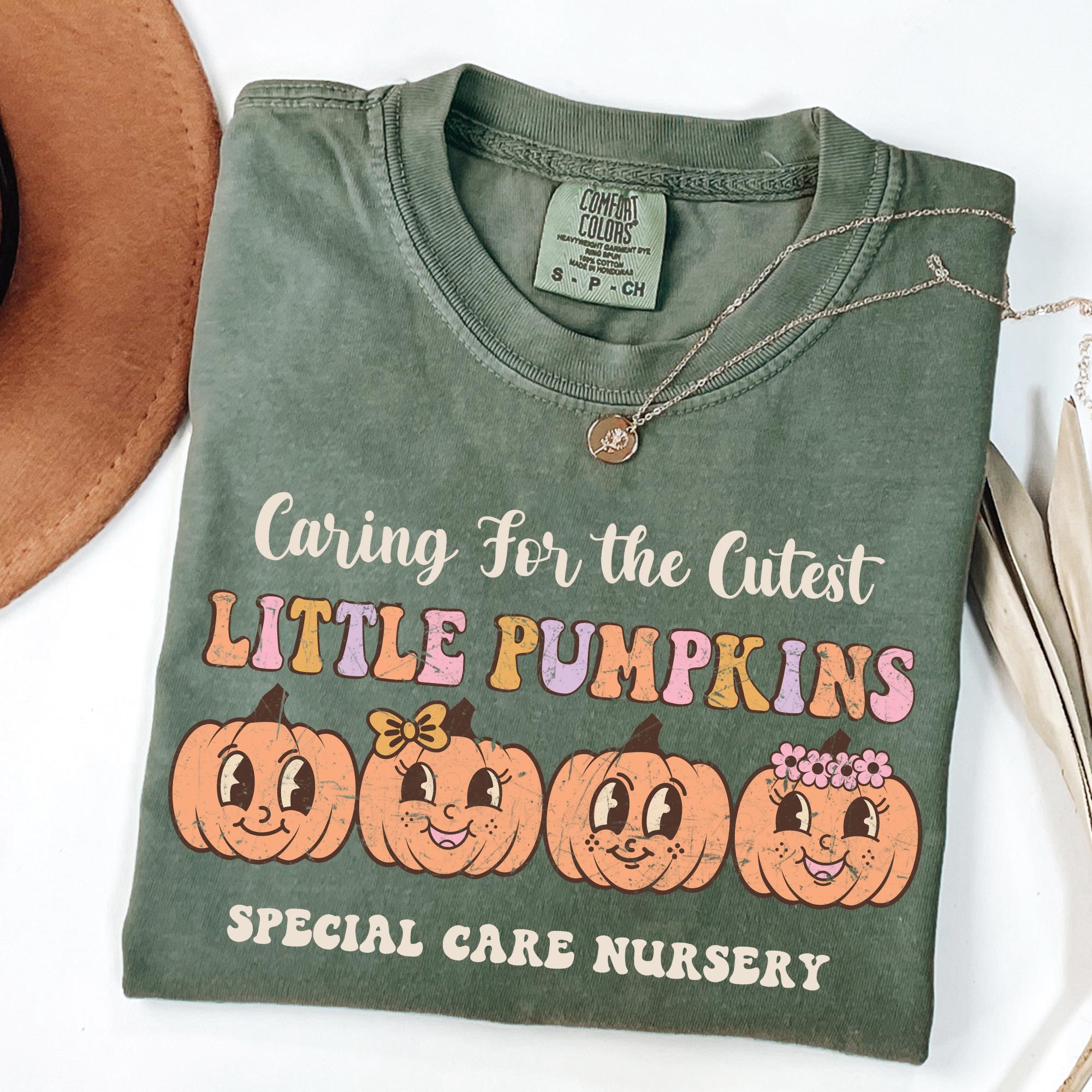 Thanksgiving Special Care Nursery Nurse Shirt Comfort Colors, Baby RN Nursing Group Tshirts