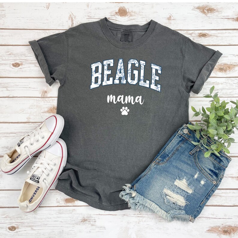 Floral Beagle Mom Shirt, Beagle Dog Mama Gift bild 7