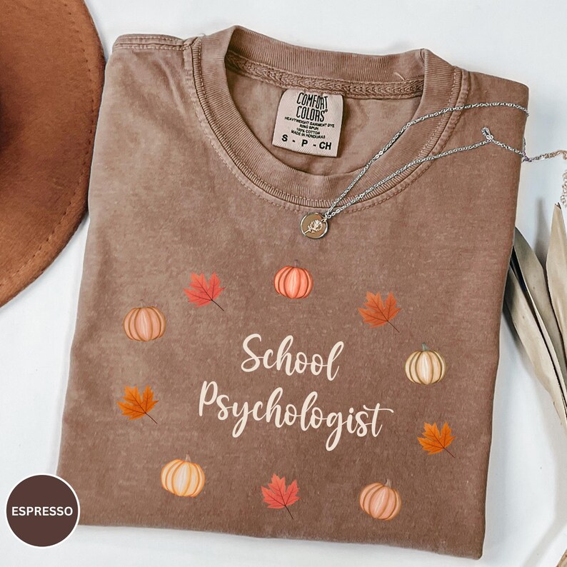 School Psychologist Halloween Shirt, Comfort Colors School Psych