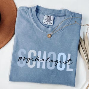 School Psychologist Shirt Comfort Colors, School Psychologist Back To School TShirt, School Counselor, School Psychologist Team Tee Shirts