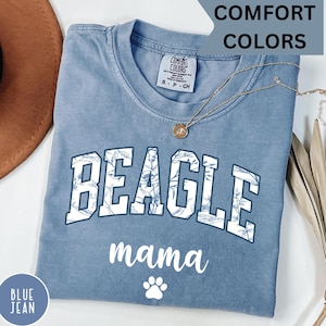 Floral Beagle Mom Shirt, Beagle Dog Mama Gift bild 1