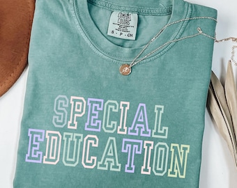 Comfort Colors Special Education Teacher Shirt, SPED Teacher T-Shirt