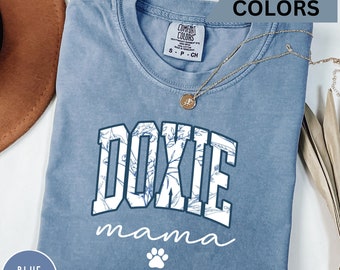 Comfort Colors Doxie Mama Shirt, Dachshund Dog Mom Gift