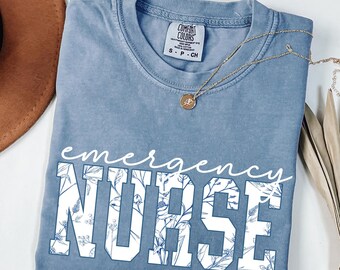 Comfort Colors® Er Nurse Shirt, Emergency Department Nurse Gift, Er Shirt, Nurse Week Shirt, Gift For Er Nurse,  ED Nurse, Gifts for Nurse