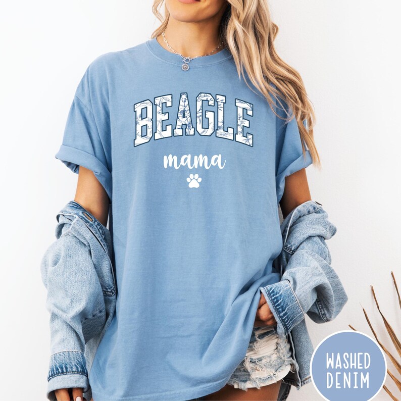 Floral Beagle Mom Shirt, Beagle Dog Mama Gift bild 3