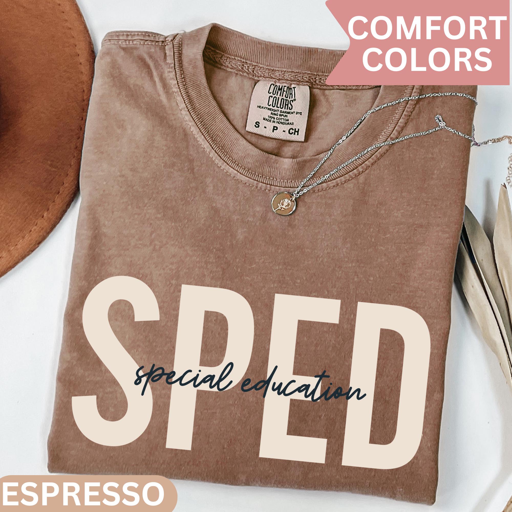 Comfort Colors® Special Education Teacher Shirts, Special Education Teacher Gifts, Sped Teacher Shirt, Back To School Sped Teacher Shirt