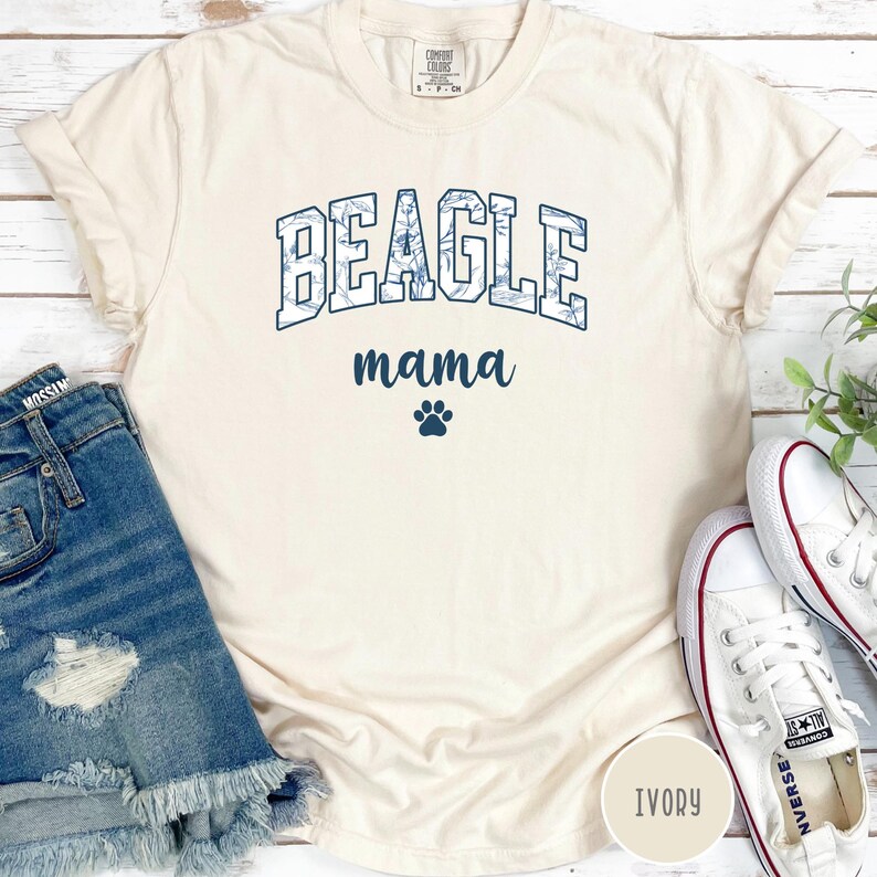 Floral Beagle Mom Shirt, Beagle Dog Mama Gift bild 6