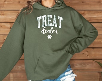 Treat Dealer Sweatshirt, Funny Dog Mom Gift