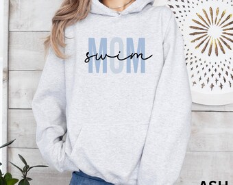 最新作の Womens Sweatshirt, Hooded Mom Swim Swim Mom Swim Hoodie, Mom Clothing