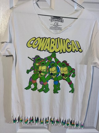 Teenage Mutant Ninja Turtles T-Shirt 2 Pack Bambini - Grigia E Nera - Ufficiale