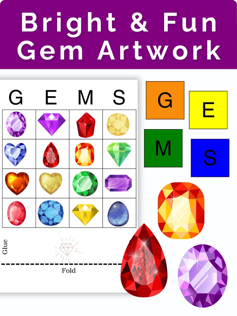 Super Gem Bingo: Get Your Gems in a Row to Win Big | Flicker Gifts, Crystals & Inspirations of Hamburg, NY