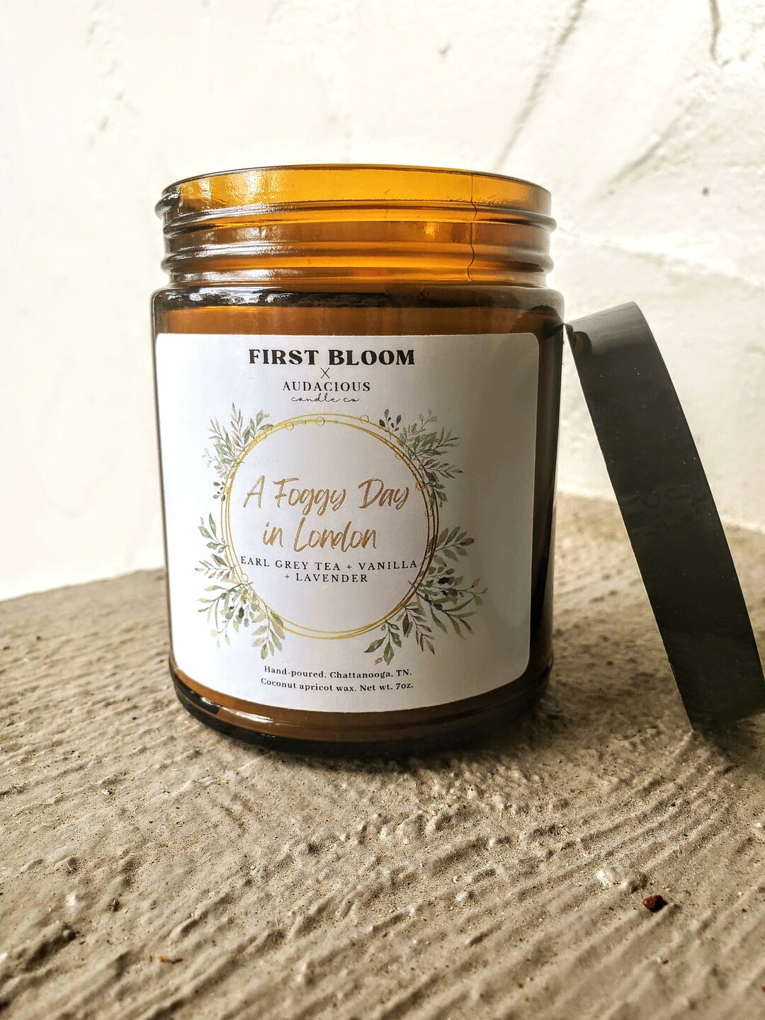 7oz. Wooden Wick, Coconutapricot Wax Candles Etsy