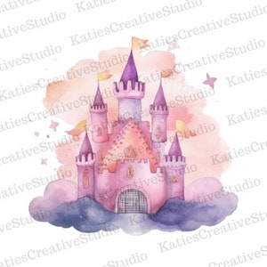 Princess Castle SVG, Castle Digital Download, Clothing Design, Clothing SVG