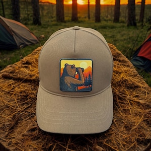 Customizable Removable 5 Panel Patch Baseball Hat, 100% Cotton, Adjustable, for Men and Women