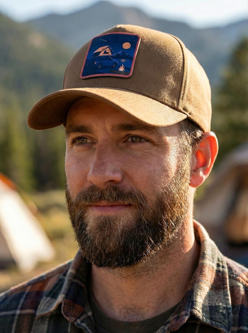 Gorra de Béisbol con Parche Removible, Gorra de Algodón estilo Dad Hat, Ajustable con Correa, Regalo para Hombres y Mujeres imagen 3