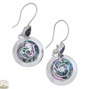 Hotsell Brown Spiral Pachamama Earrings - 950 Silver