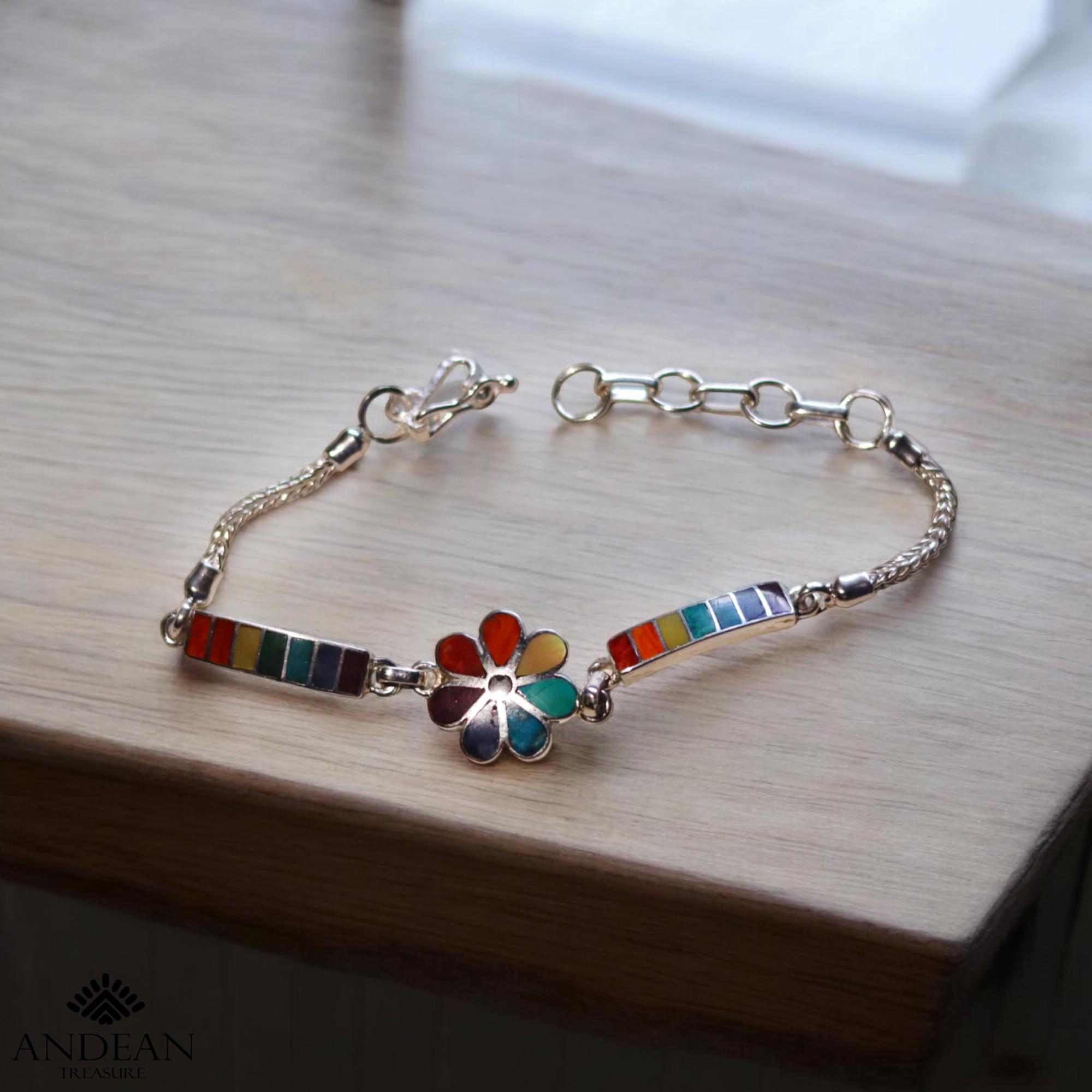 ブレスレット STONEHENgE silver daisy bracelet Daisy Chain Bracelet | Silver Daisy Chain Bracelet - Daisy