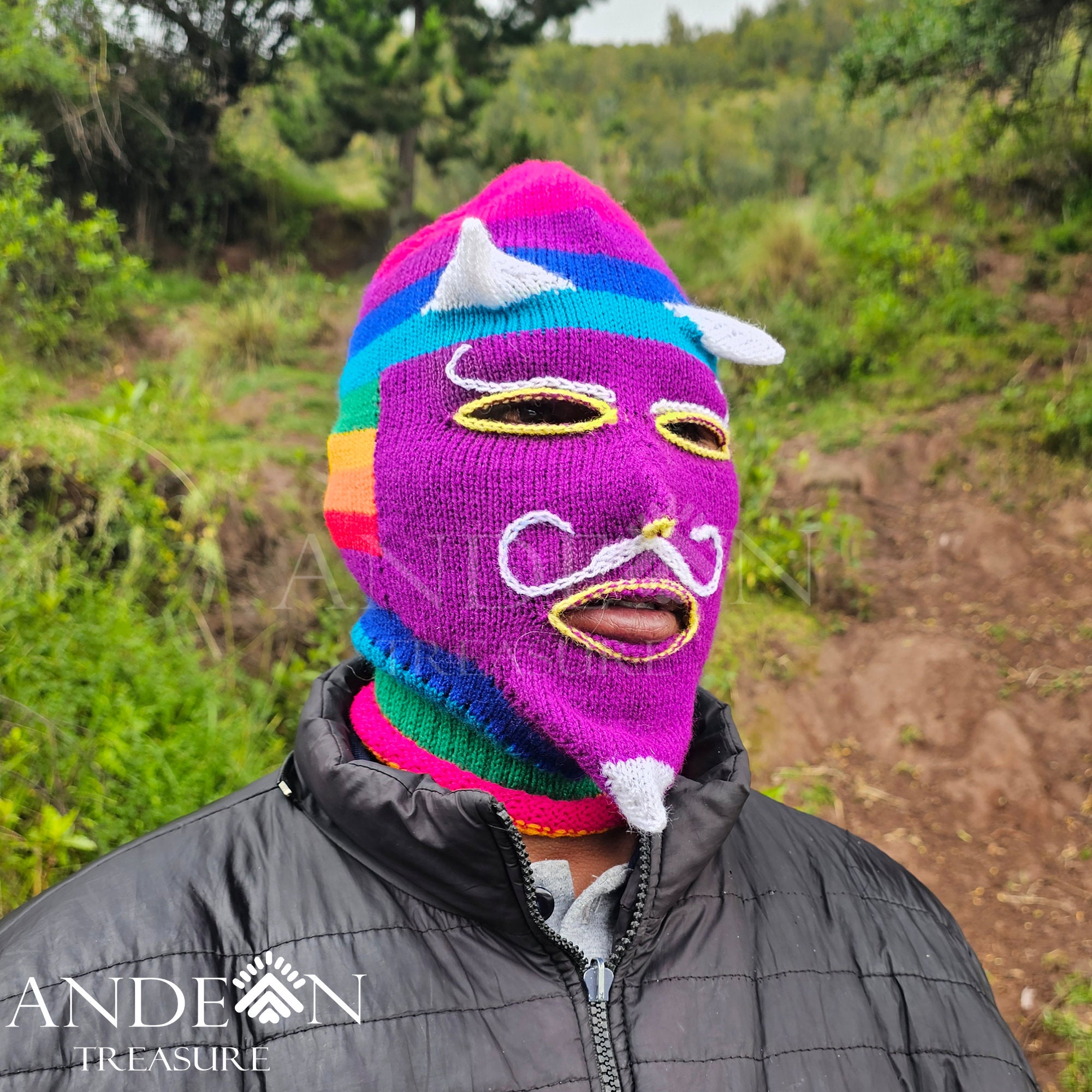 ★Rose Frantz★ Handmade Wool Balaclava (7色) Handmade Wool Balaclava [Rose Red] - 로제프란츠