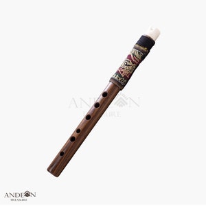 Song of the Andes Peruvian Quena Flute Wood with Case 15L x 2W Option 2