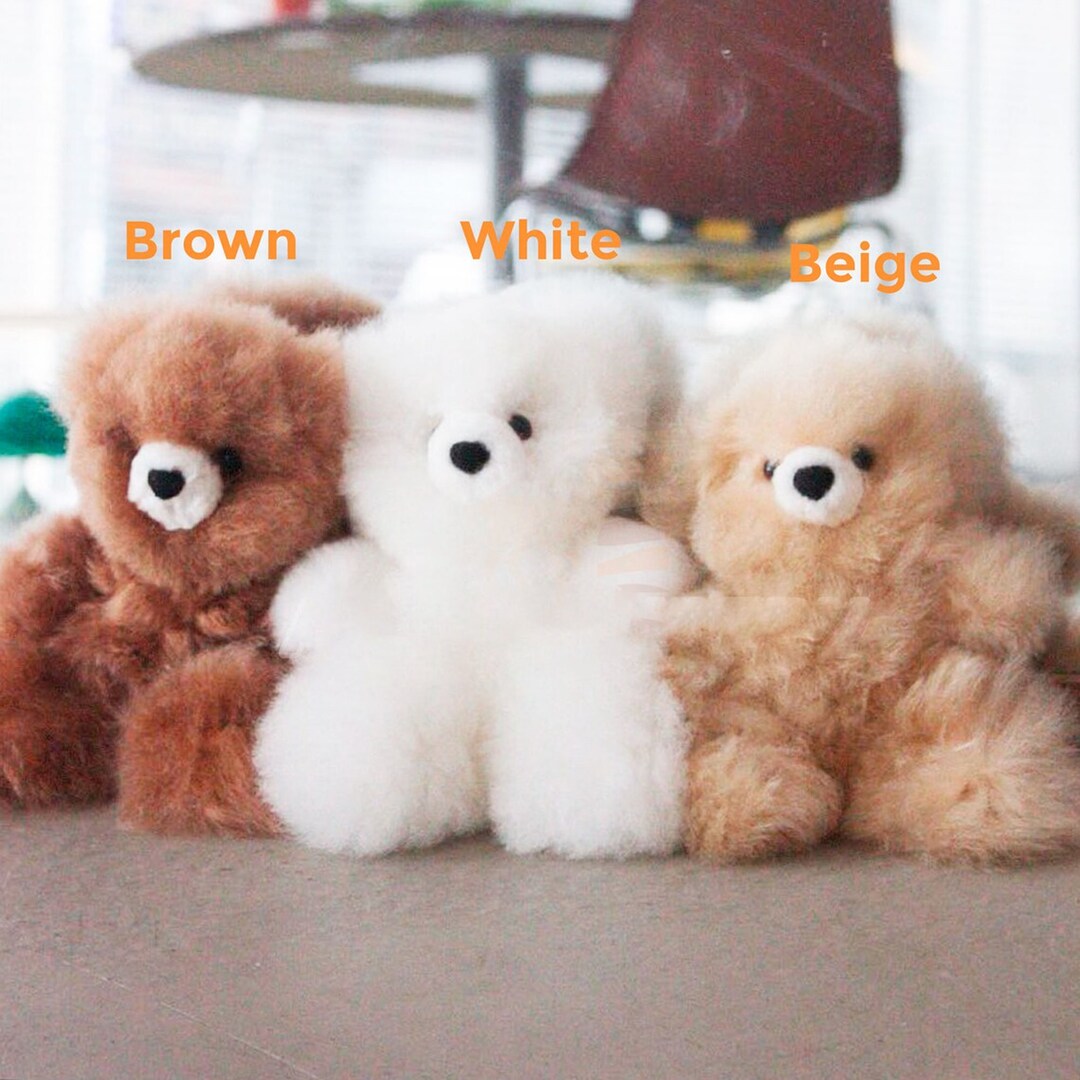 【GREYMANSION】Sustainable Alpaca Bear from Peru [Small] Sustainable Alpaca Bear from Peru : 그레이맨션 GREY MANSION