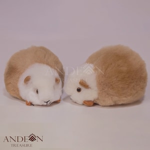 Alpaca plush, alpaca fur plush, very soft and cute Peruvian guinea pig stuffed animal