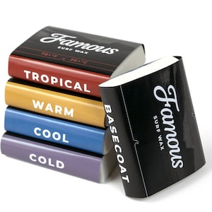 Famous Surf Wax - 4 Pack - Voted Best Surf Wax in America - Since 2002