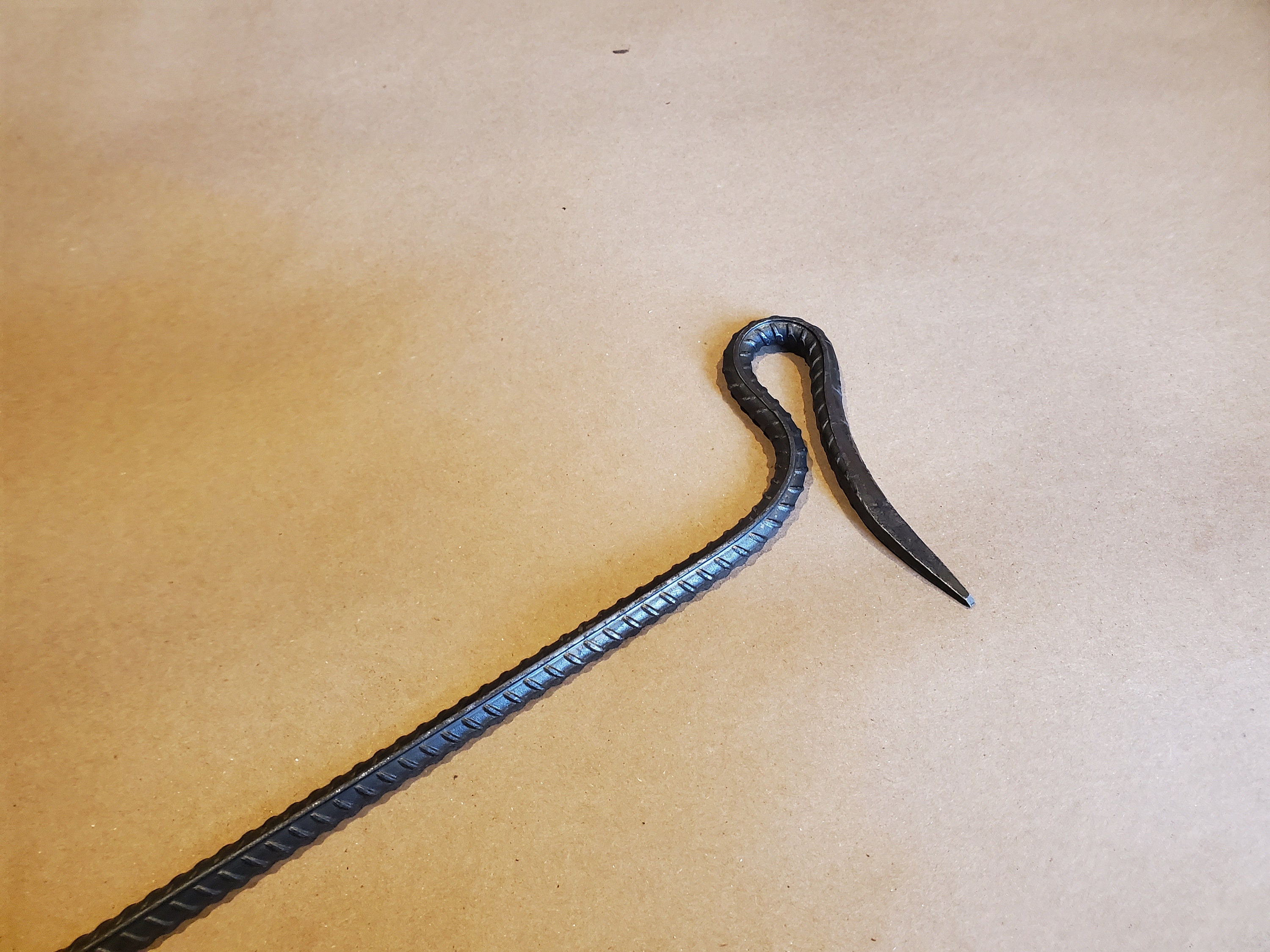 Rebar Fire Poker Etsy
