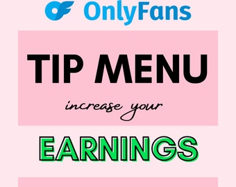 OnlyFans Tip Menu | Fansly | LoyalFans | Offer Tip Menu