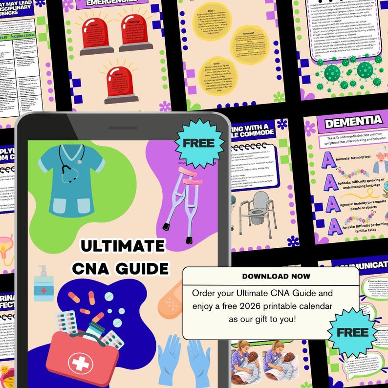 Ultimate CNA Guide, Certified Nurse Assistant, NACE Exam Prep, Nurse ...