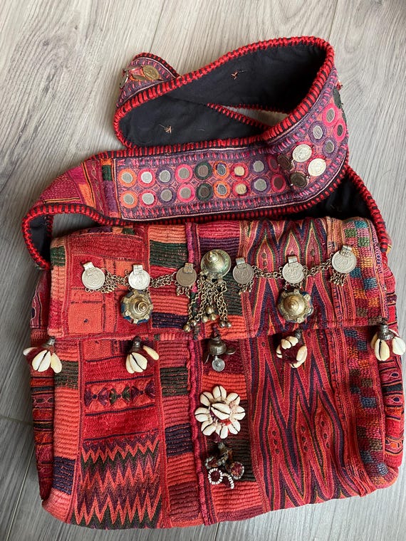 02-Antique Red Banjara Bag
