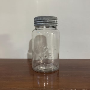 Vintage Glas Einmachglas Jewel Jar Canada - Glasdeckel