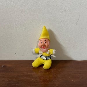 Vintage miniatyr dvärg säckpåse gosedjur mini leksak - Vintage älv (10 cm)