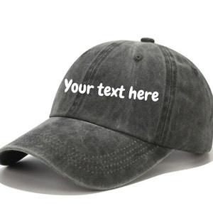 Customized embroidered hats, Dad hat, Embroidered dad hat, Embroidered hat, Vintage hat, Washable hat, Baseball hat, unstructured hats, Hat
