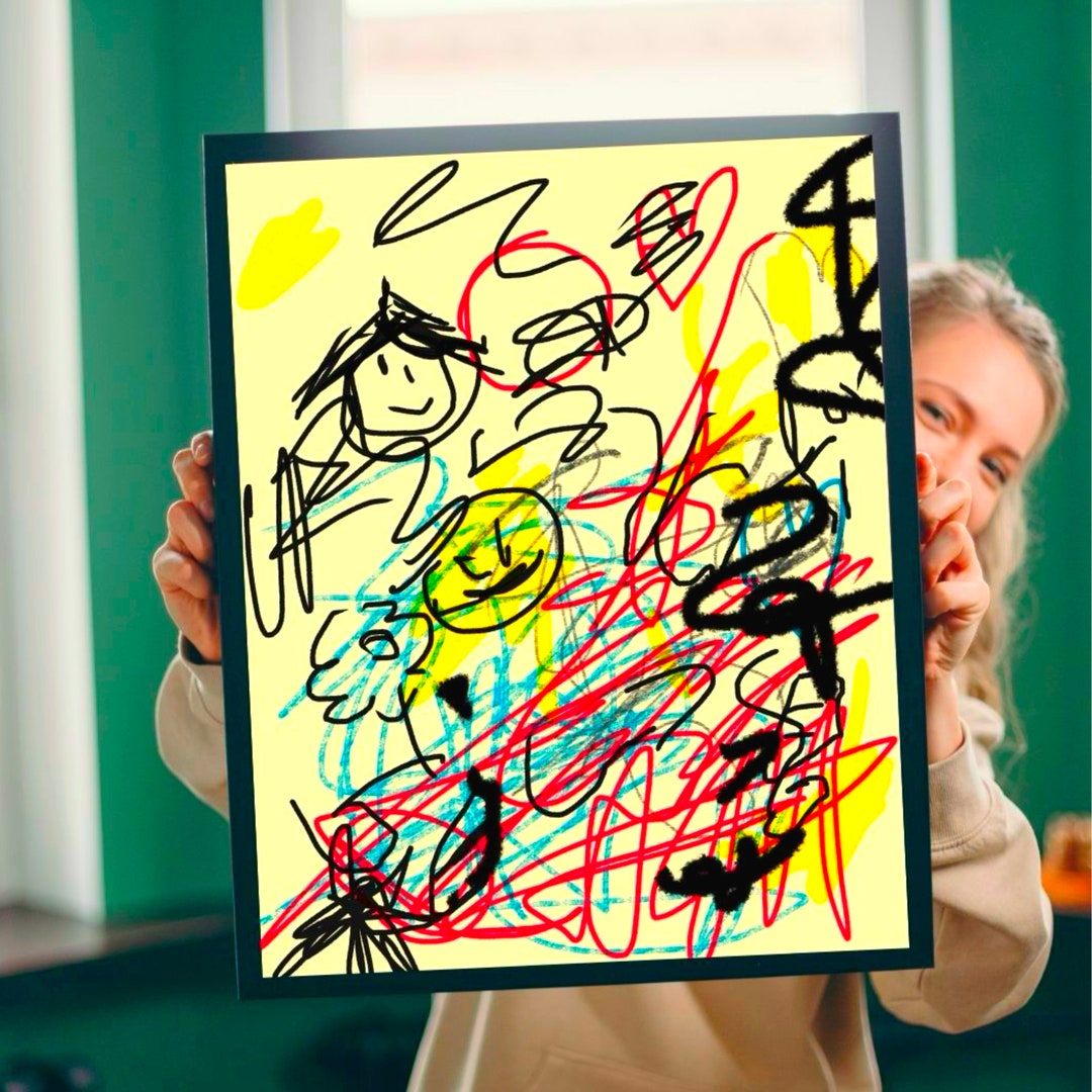 Master Piece,contemporary, Abstract Drawing,wall Art - Etsy