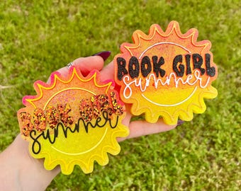 Buch Mädchen Sommerfrische | Smut Saison Auto Freshie | Bücherwurm Freshie | Individuelle Geschenke | Geschenke für Leseratten | Sommer Vibes