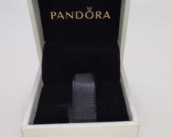 Pandora small GIFT box  black interior  charms, earrings, rings - 5x5x4cm
