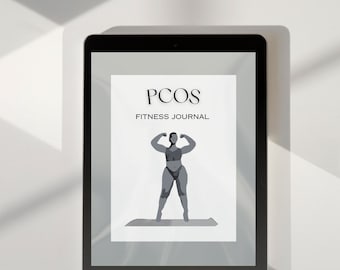PCOS Fitness Journal, Wellness & Symptom Tracker (Digital Download)