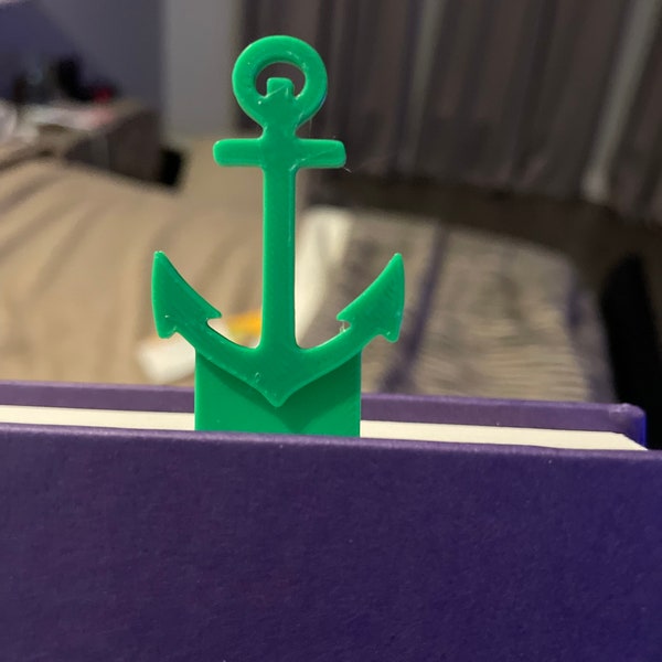 Nautical Charm Bookmark/ anchor bookmark