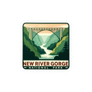 New River Gorge Nationalpark Vinyl Aufkleber