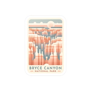 Bryce Canyon Nationalpark Vinyl Aufkleber