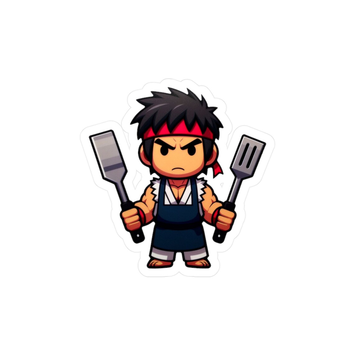 Stickers Ryu Ryu Street Fighter Grill Master Vinyl Sticker - Etsy
