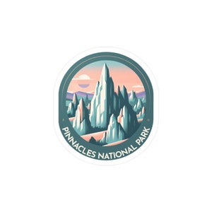 Sticker en vinyle Parc national des Pinnacles