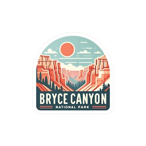 Bryce Canyon Nationalpark Vinyl Aufkleber